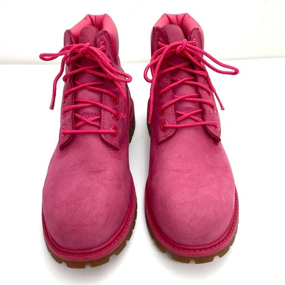TIMBERLAND 6 inch Premium Waterproof Primalor 200-Gram Lace Up Boot in Pink - Picture 3 of 13